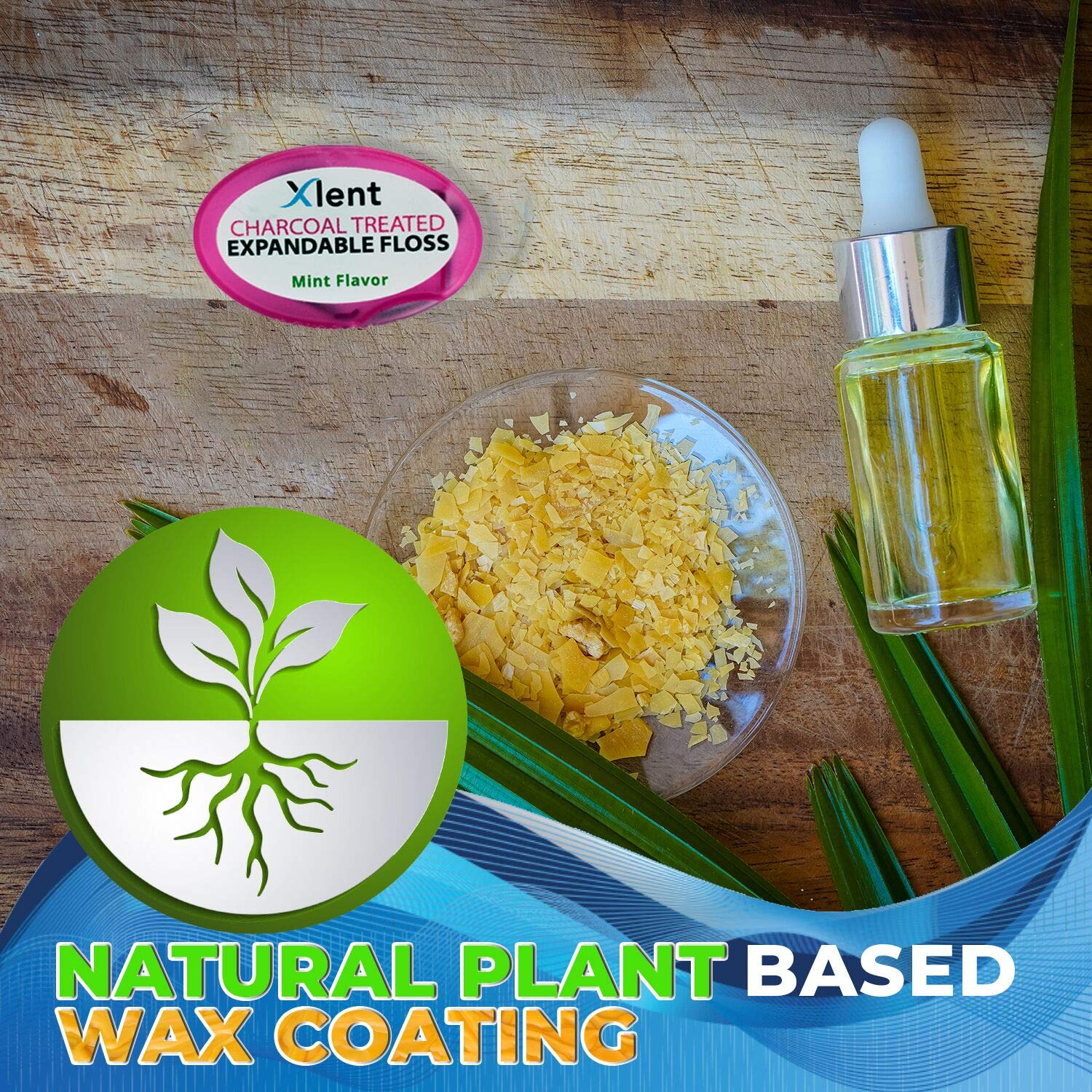 Xlent Dental Activated Charcoal Bristle Toothbrush - Xtreme (Extreme) Soft, Ultrafine, Tapered bristles, Compact Head and Slim Design (5 Toothbrush + 1 Floss 5 m)