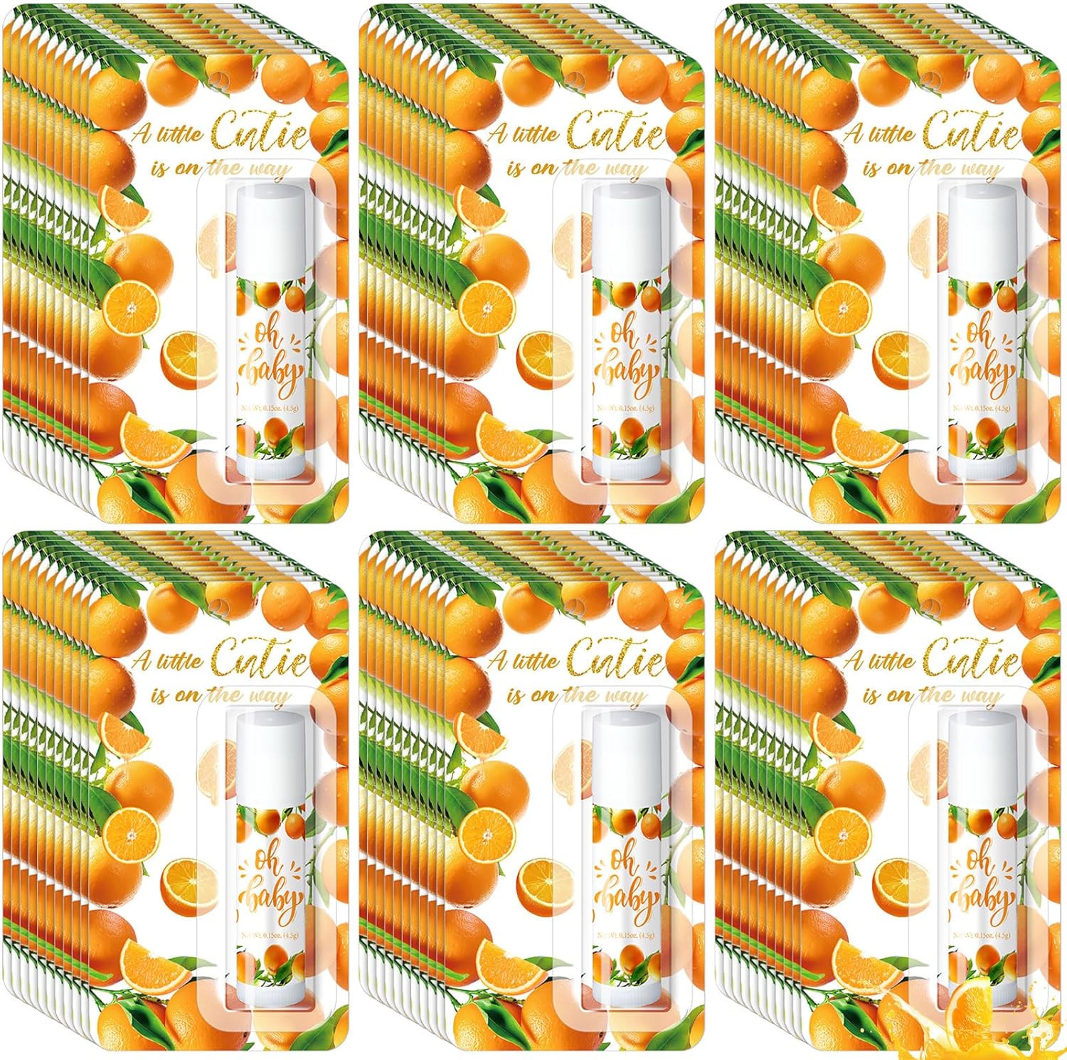 30 Pack a Little Cutie Baby Shower Games Prizes Party Gifts Bulk Lip Balms Favors for Winners Adults Guests Gender Reveal Favors Decorations Baby Shower Souvenirs Gift Bags Stuffers