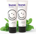 BURST Whitening Toothpaste with Cavity Fighting and Stain Removal Fluoride (4.7oz/2 Pack) | for Sensitive Teeth | with Xylitol | Vegan, Gluten & SLS Free | Wild Mint