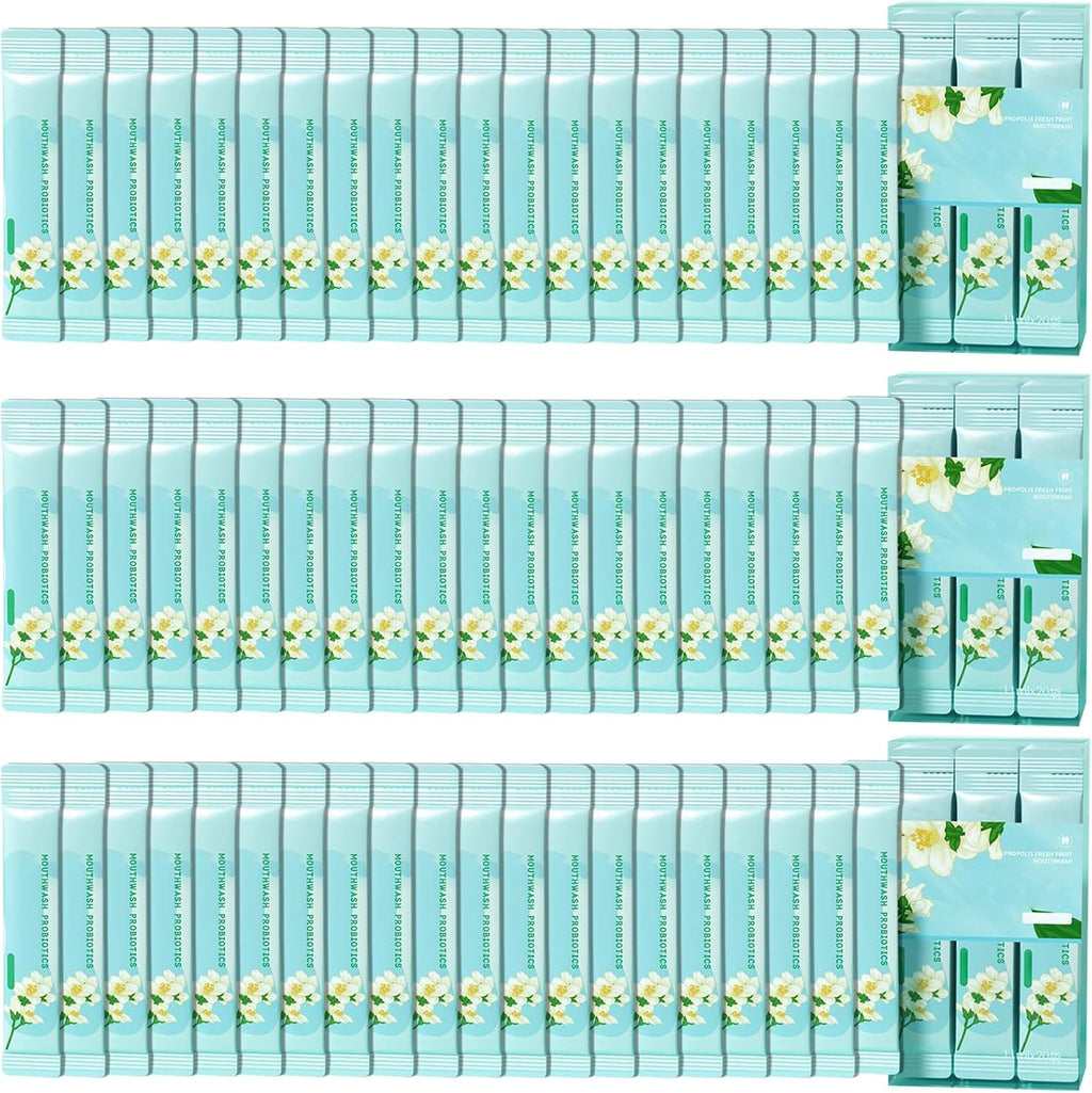 Travel Size Mouthwash,Mini Mouthwash Travel Size Bulk Portable Mouth Wash Set,Individual Small Travel Mouth Wash Packets for Fresh Breath(Pack of 60) A30