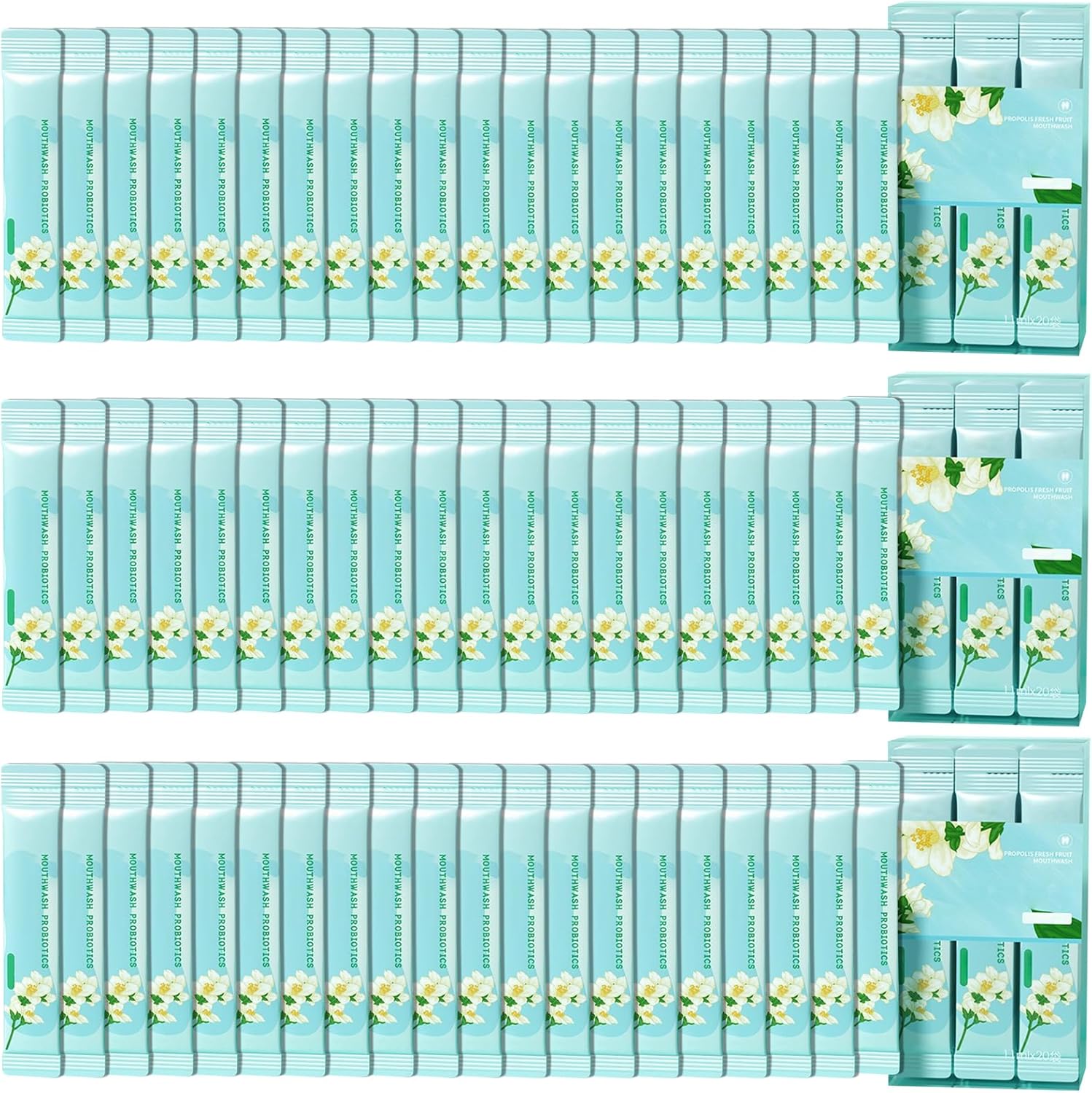 Travel Size Mouthwash,Mini Mouthwash Travel Size Bulk Portable Mouth Wash Set,Individual Small Travel Mouth Wash Packets for Fresh Breath(Pack of 60) A30