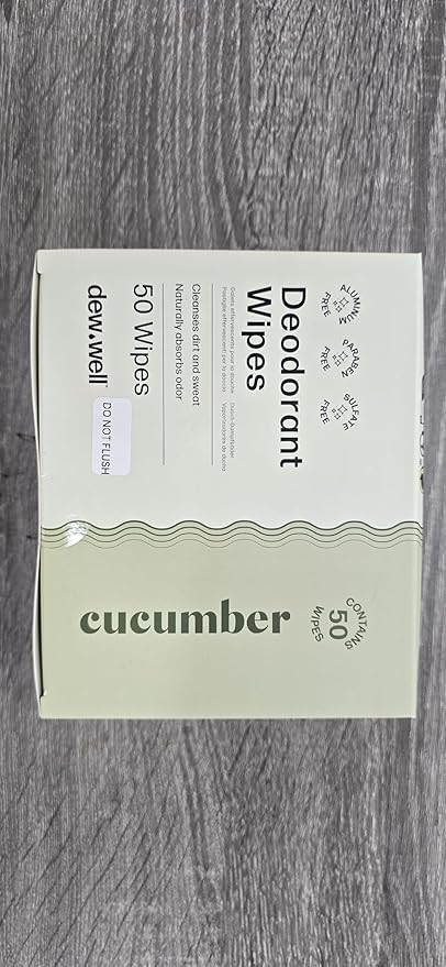 Dew Well Refreshing Deodorant Wipes, Refresh Body Deodorant Wipes, A Fresh Start When You’re On the Go, Aluminum, Paraben, and Sulfate Free, Variety Pack (Tea Tree, Eucalyptus, Jasmine)