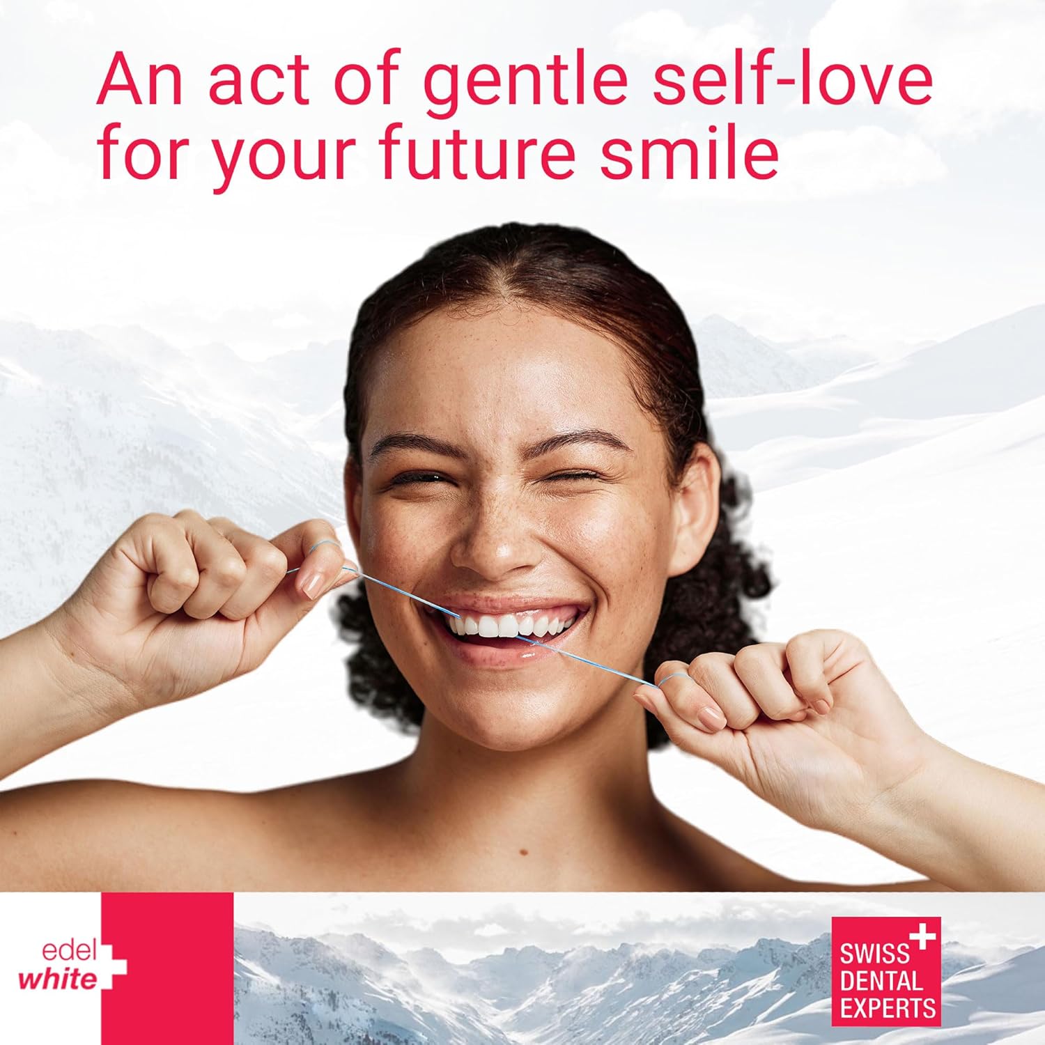 Gentle Gum Care Soft Woven Dental Floss, Minty Cinnamon Flavored Dental Floss | Woven Cushioned Comfort Floss for Sensitive Gums | Expanding & Cushioned Flossing - 131ft Total Length