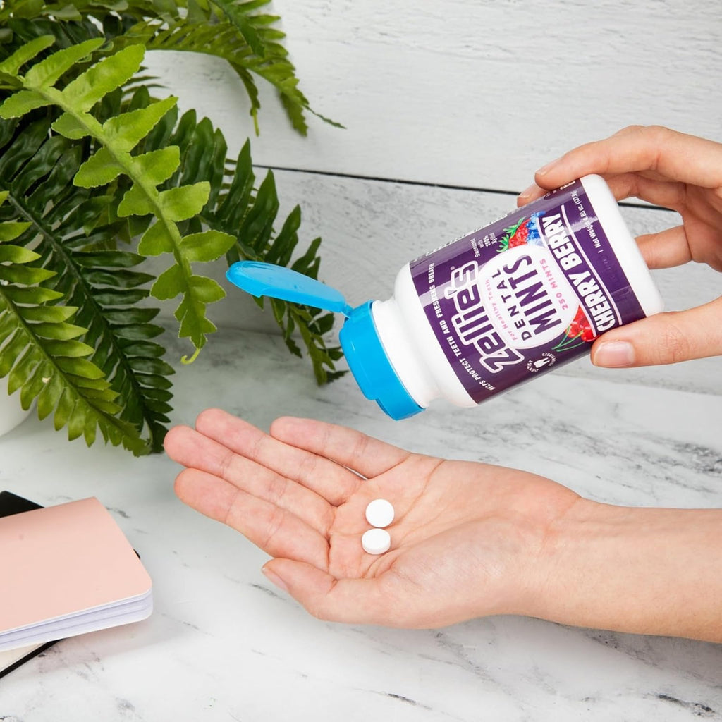 Zellie's | 100% Xylitol Cinnamon Breath Mints | No Aspartame, Gluten Free, Vegan & Kosher Mints (250 Count - Pack of 1)