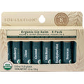 Organic Lip Balm Set, 8 Flavors - Moisturizing for Cracked & Dry Lips, For Men & Women
