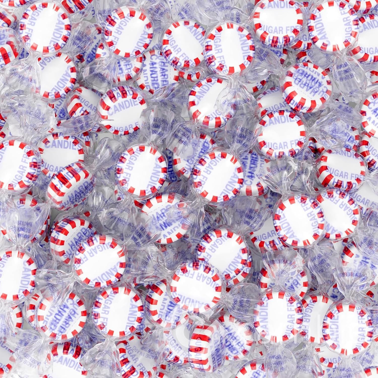 Starlight Sugar Free Peppermint Candy - 1 lb Individually Wrapped Refreshing Peppermints in Bulk - Hard Mima's Summer Mega Sale Candy Mints Bag for Christmas Parties and Holiday Gatherings
