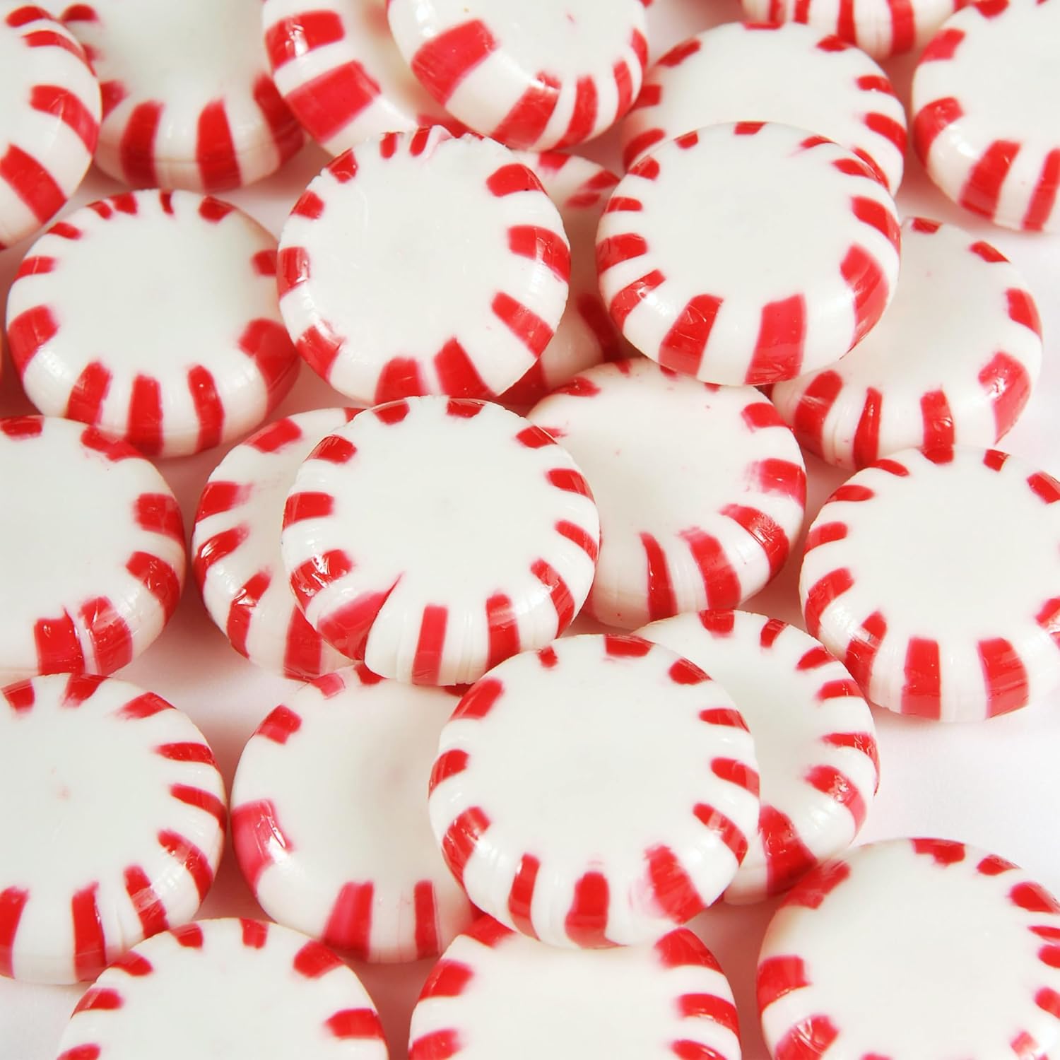 Sugar-Free Peppermint Starlight Mints | 1 Pound Bag | Hard Candy | Individually Wrapped | Approx. 90 Count