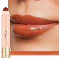 Oulac Orange Lipstick - Moisturizing Lipstick Tinted Lip Balm for Dry Lips, Rust Red Lip Crayon & Blush - Lip Colour and Cheeks Makeup | 2.48g, Pumpkin Please! (07)
