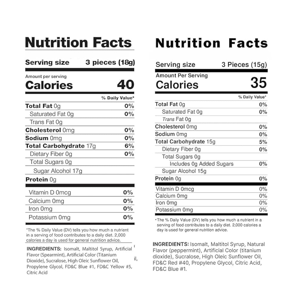 Sugar Free Peppermint And Spearmint Starlight Mints Hard Candy Assorted Mix - 1 lb Bulk Bag Individually Wrapped Keto And Diabetic Friendly Gourmet Mint Flavored Candies (16oz)