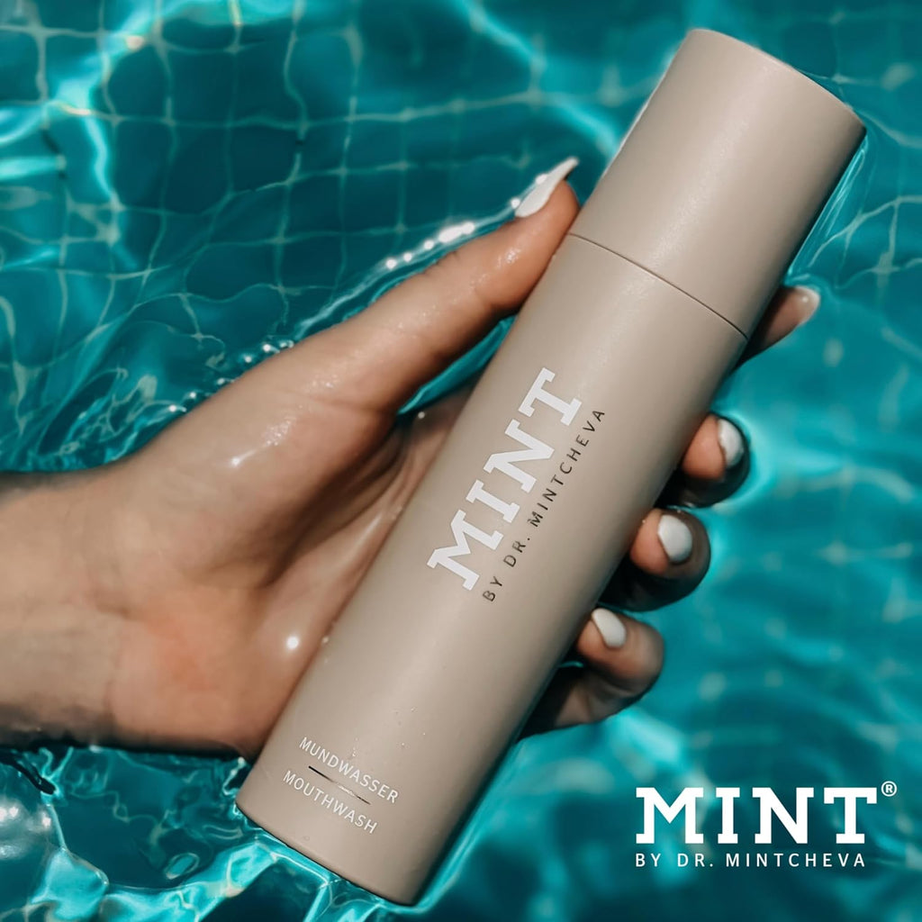 Mint Biotic Mouthwash (200 ml) – Antibacterial Mouthwash for Fresh Breath – with Vitamin B12 & Vitamin E – for Care and Strengthening of The Oral Flora