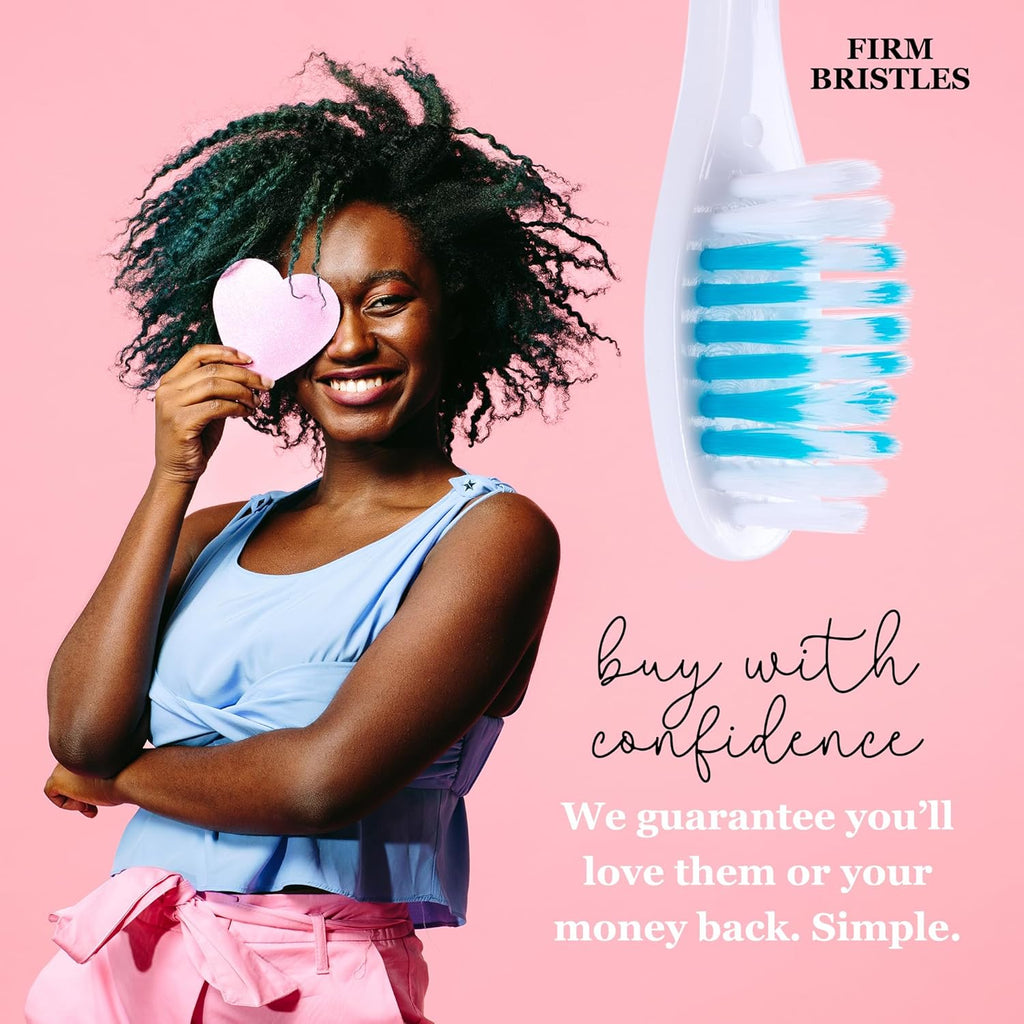 Portable Folding Toothbrush with Built-in Cover - Collapsible Multicolor Travel Kit (25 Pack Firm-Multicolor)