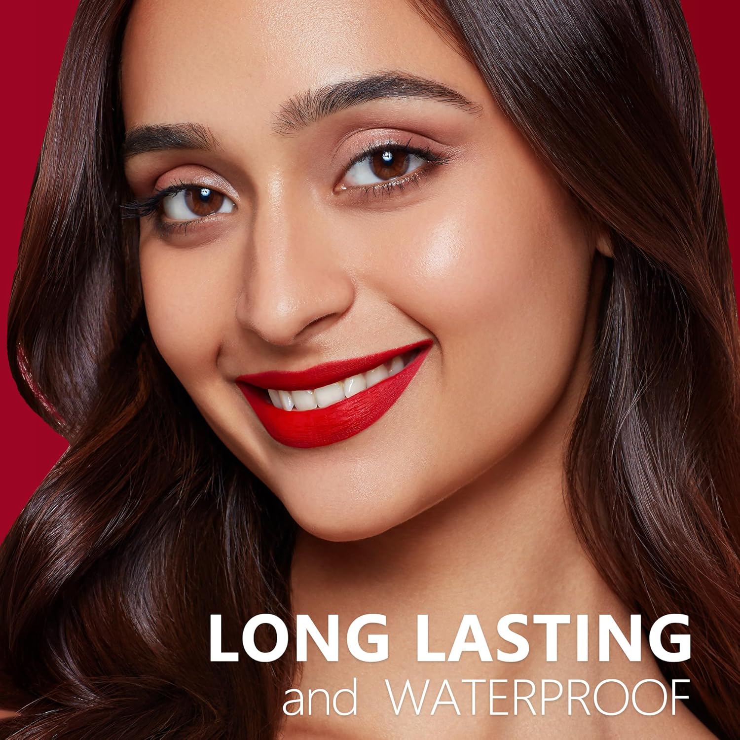 Red Lipstick Long Lasting Lipsticks for Women Pigmented Smudgeproof Transferproof Vegan Cruelty Free Lip Makeup (A48 Tea Time, 1 Pack)