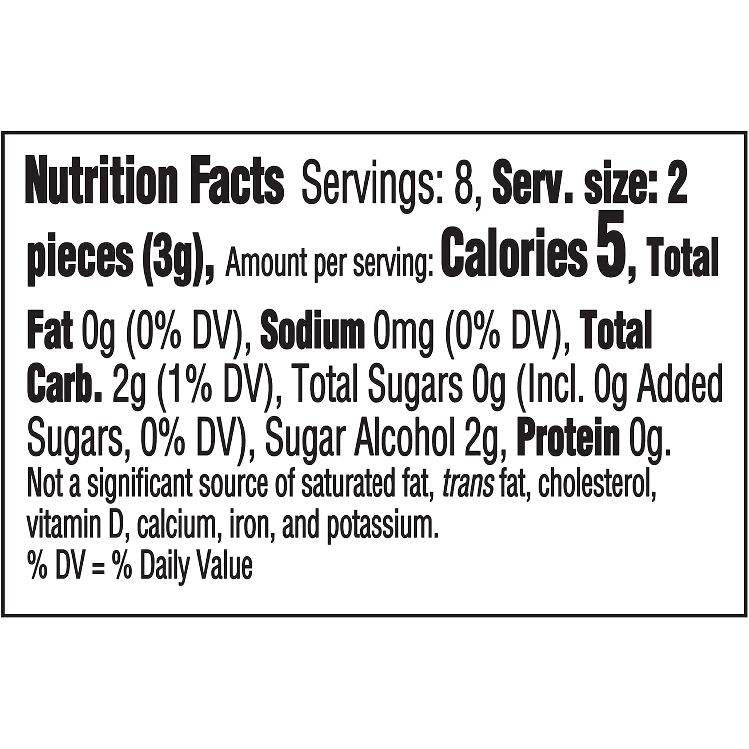 Dentyne Ice Peppermint Sugar-Free Chewing Gum, 9 Packs of 16 Pieces (144 Total Pieces)