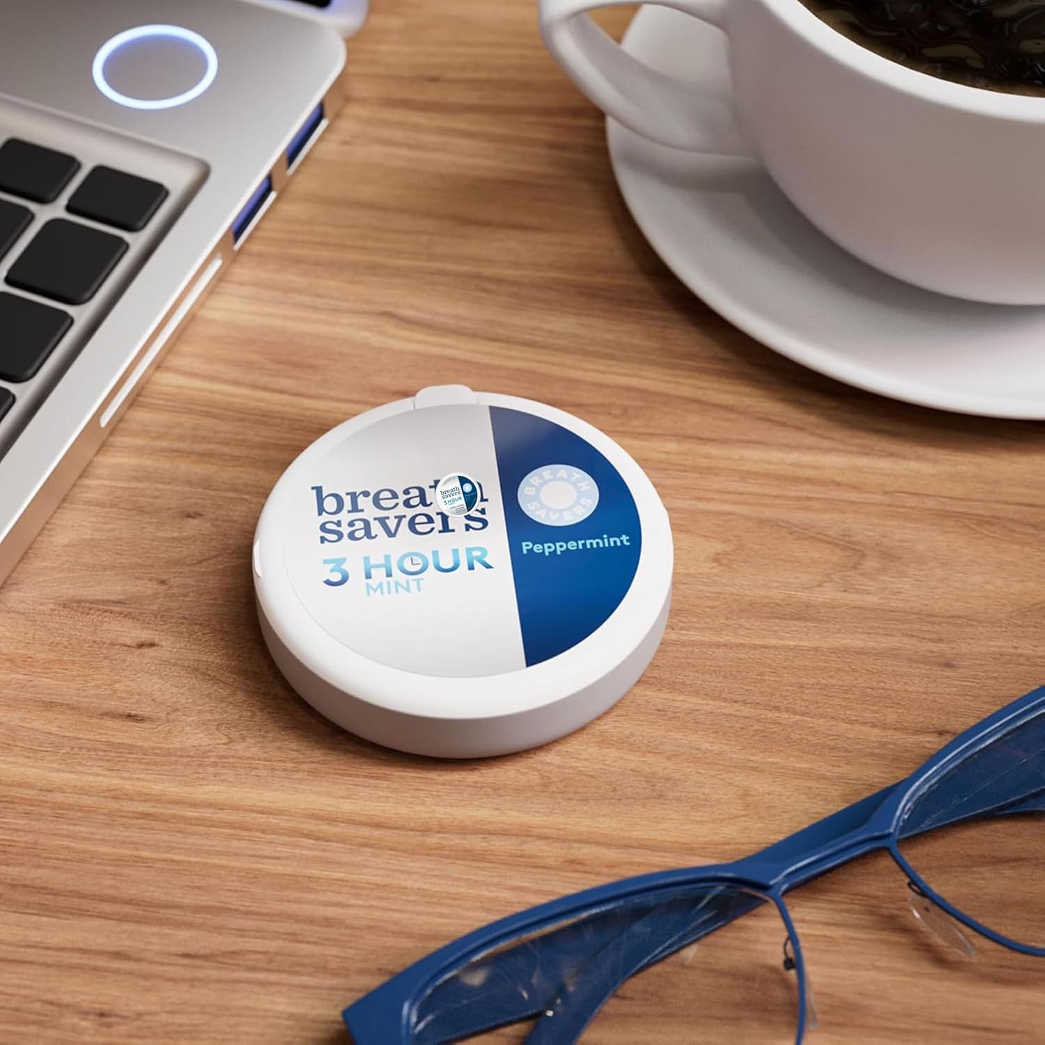 Peppermint Breath Mints Sugar Free 16 Pack (1.27 oz Each) – Freshening Tints for Travel, Office, On-the-Go