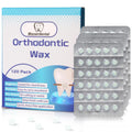 Orthodontic Wax 120 Pack, Easy to Mold Braces Wax, Dental Wax Long-Lasting Hold, Portable and Easy to Tear,Food Grade Relief Wax for Home Travel Office (Mint)