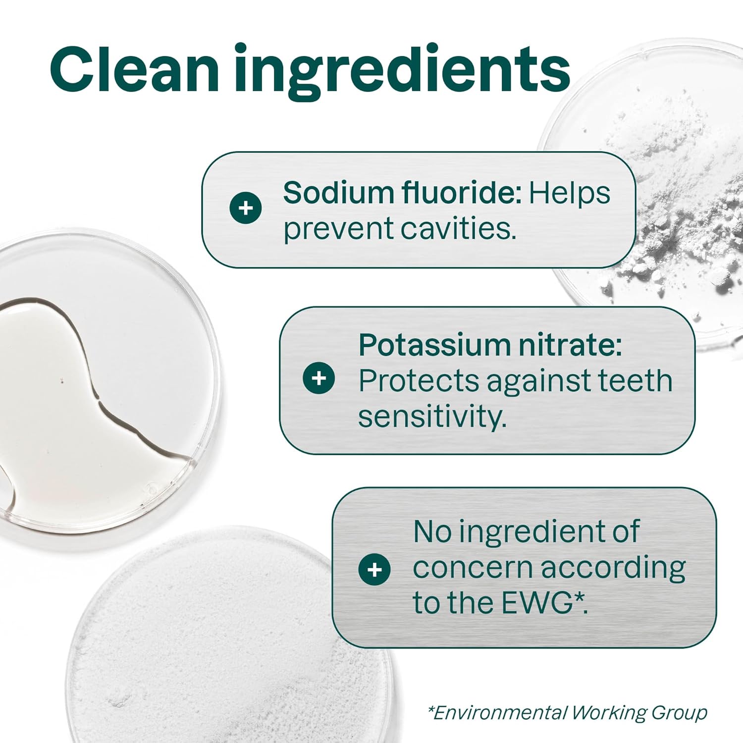 ATTITUDE Sensitive Toothpaste with Fluoride, Spearmint Flavor, Vegan & Cruelty-Free, Sugar-Free, Plant & Mineral-Based Ingredients, Clean Oral Care, 4.2 Oz