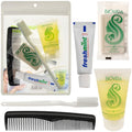 Moda West 4 Hygiene Kits - Toiletry Kit with Oral Care and Grooming Essentials, Featuring: Travel Size 5 Pc Kit