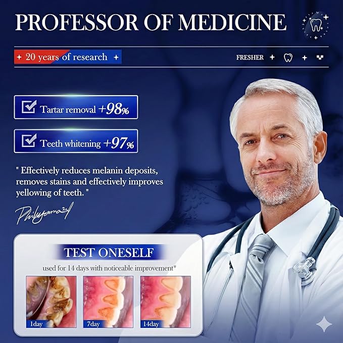 Baking Soda Toothpaste with Probiotics - Whitening Toothpaste Pump for Deep Stain Removal - Large 10.5oz (300g) Liquid Gel Toothpaste for Fresh Breath & Gum Care