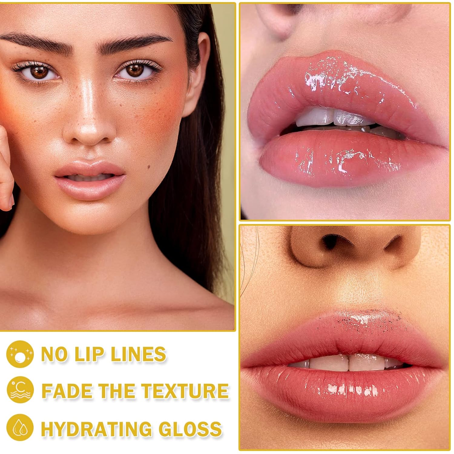 2PCS Bee Lip Balm Honey Pot Sleeping Mask - Silky Hydrating Overnight Lip Care Products - Strawberry & Honey