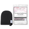 Seraphic Skincare Premium Exfoliating Facial Mitt – 100% Vegan Dual-Sided Face Scrubber with Viscose Washcloth – Makeup Remover Cloth for Gentle Cleansing & Exfoliation – Natural Dead Skin Remover