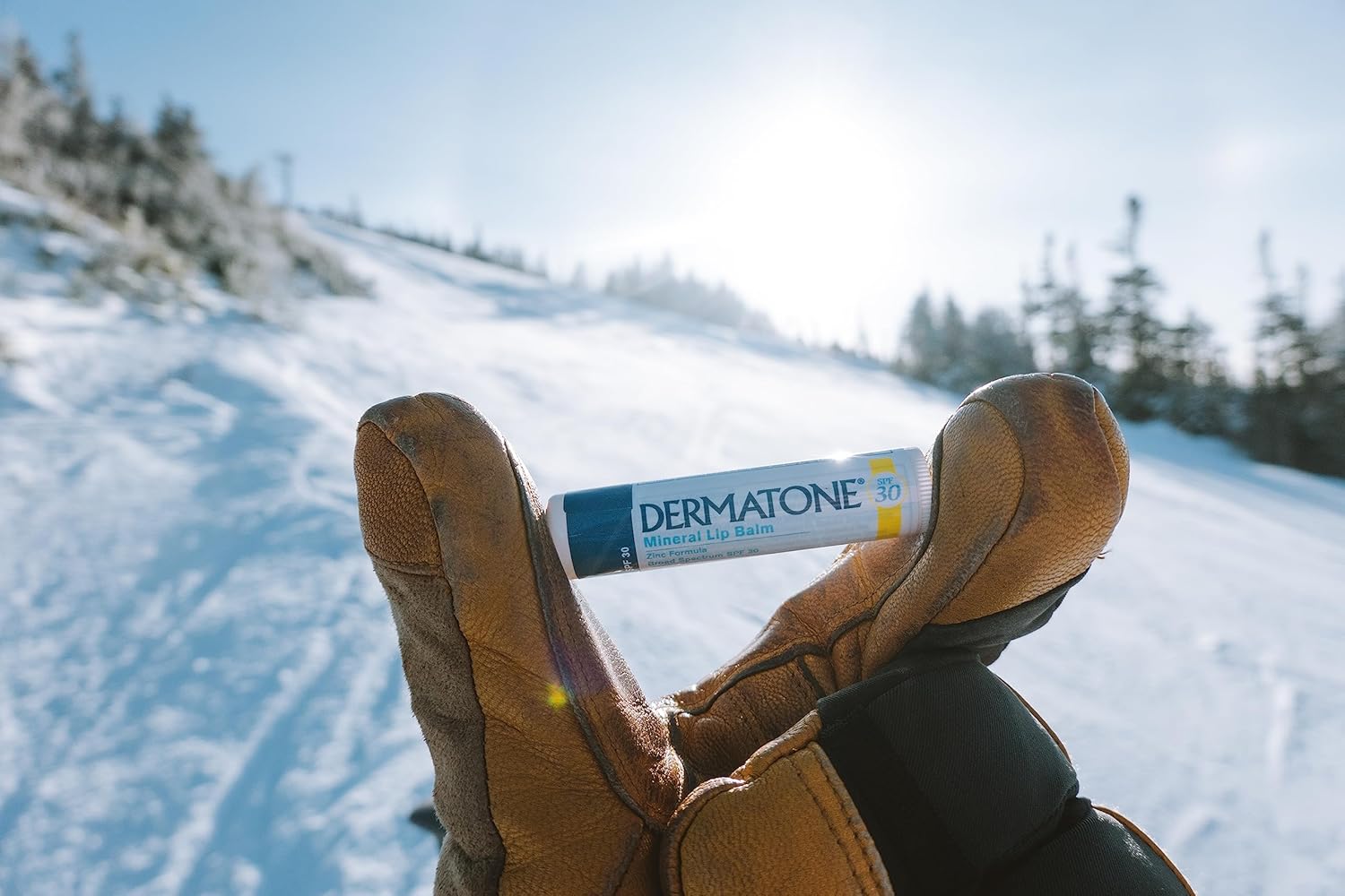 Dermatone Mineral Lip Balm Stocking Stuffer | Moisturizing, SPF30, Reef Safe, Oxybenzone Free | Jojoba Oil, Avocado Oil, Vitamin E | Zinc Oxide Lip Balm with SPF 30 | 0.15 oz (3-Pack)