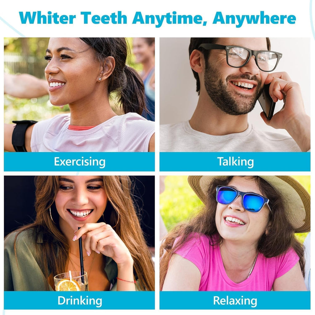 Advanced Teeth Whitening Strips – Pack of 10 (5 Treatments) - 5 Shades Brighter in 5 Days - Mint Flavored with Enamel Safe Comfort Fit Technology - Teeth Whitening Kit for Sensitive Teeth