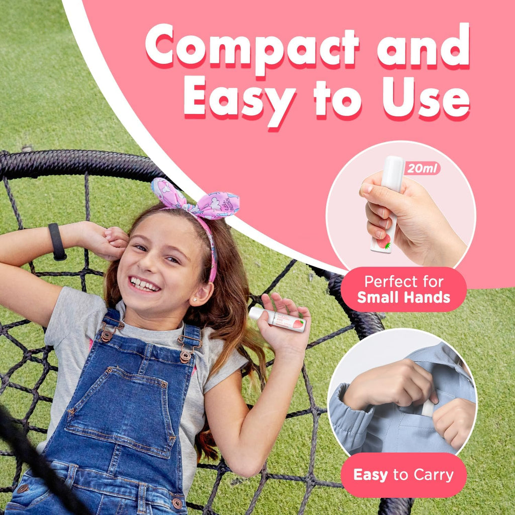 Mouth Spray for Kids Toddler Toothpaste Helper Fluoride Free Baby Toothpaste Cavity Protection Oral Care with Natural P113+ Antibacterial Peptide for Newborns to Age 12(Grape)