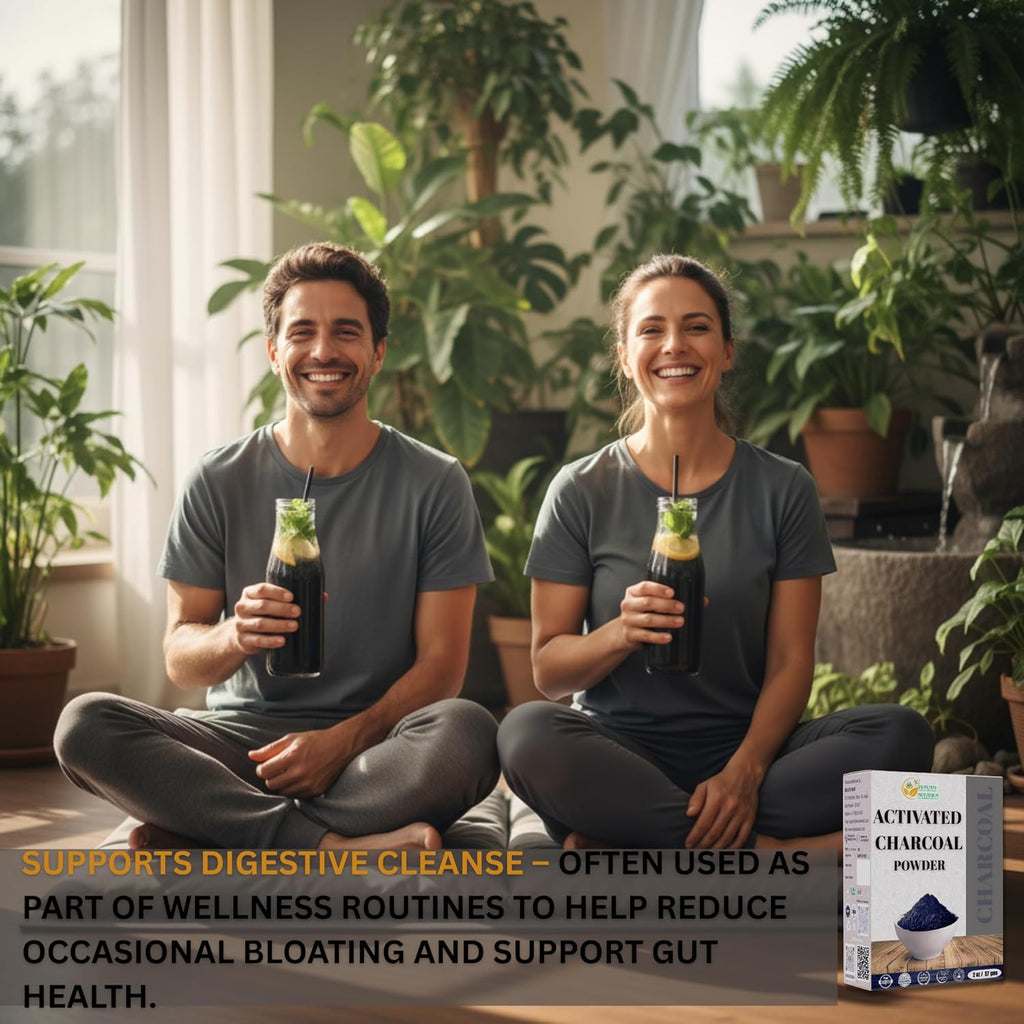 Herbs Botanica Activated Charcoal Powder 100% Food Grade Bamboo Charcoal Powder for Baking, Soap Making, Face Masks & DIY Skincare Fine for Multiple Uses 2 oz