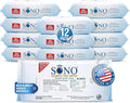 SONO Disinfecting Wipes - Medical-Grade, Alcohol-Free, No Bleach - Multi-Surface Cleaning Wipes for Home, School, Office - 12 packs with 80 wipes