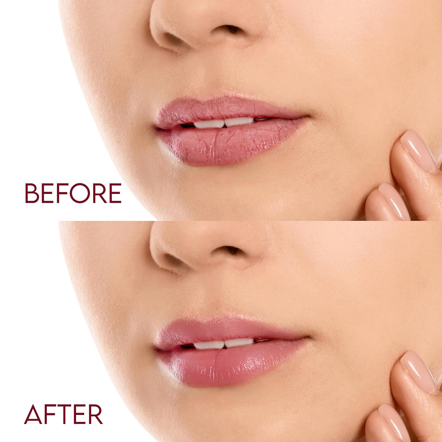 OrganiLip USDA Certified Organic Lip Balm for Nourishing Cracked or Dry Lips - All-Day Ultra Moisturizing Lip Care in Oval Shaped Tubes - 3-Pack (Cherry)