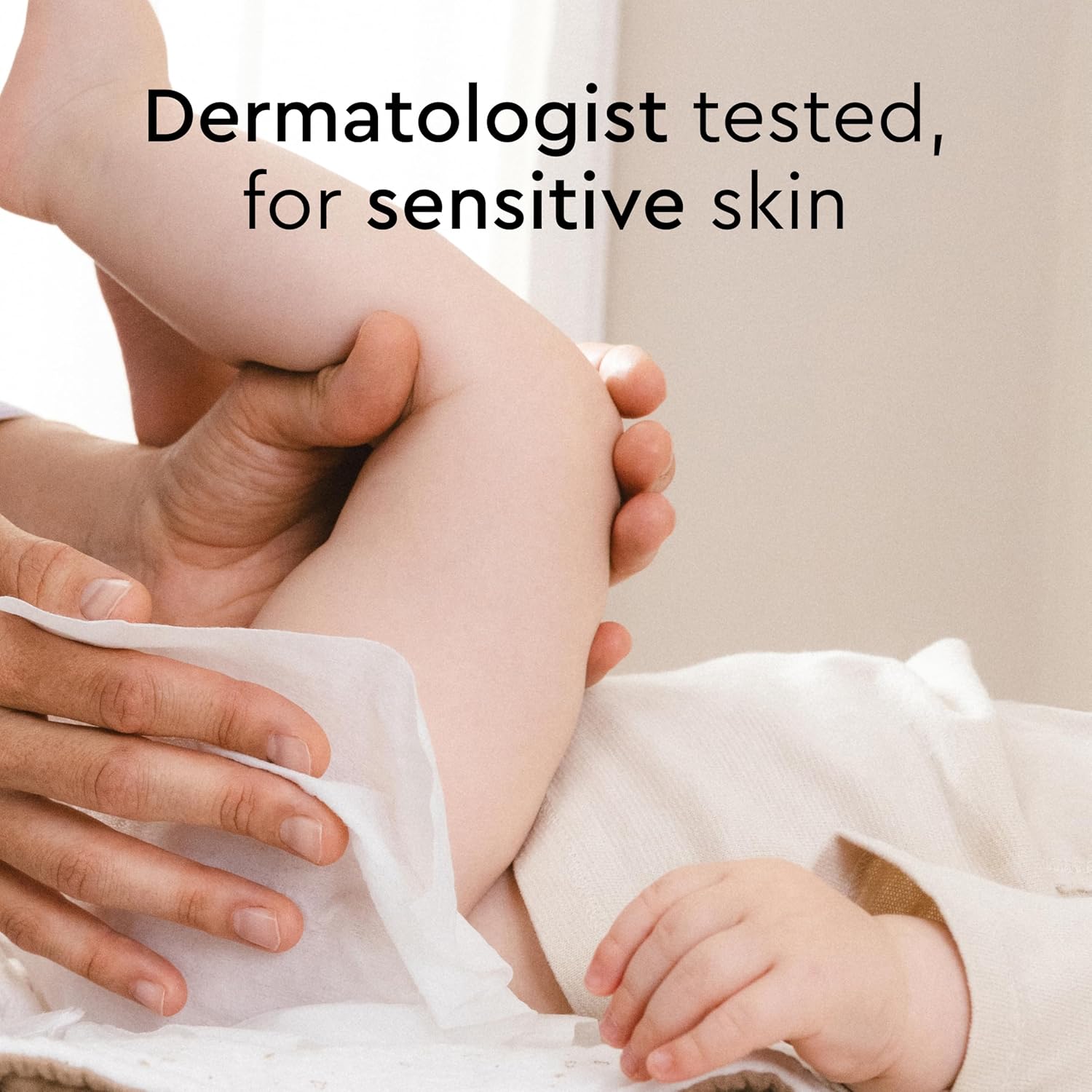 LILLYDOO Baby Wipes with 99% Water – Unscented, Hypoallergenic, Plant-Based, Strong & Plastic-Free, Compostable, 12 resealable Packs x 72 (864 Wipes Total)