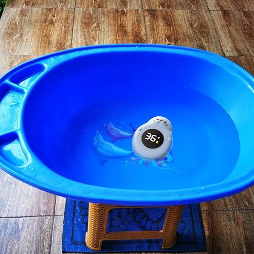 Baby Bath Thermometer – Waterproof Electronic Sensor, Cute Shape Design, Accurate Water Temperature Gauge | Digital Safety Monitor for Bathing Home Daily Travel use