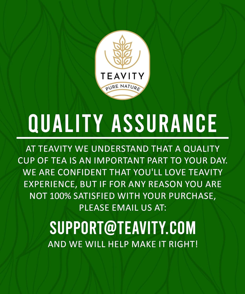 Organic Peppermint Tea Pods for Keurig - Decaf Tea by Teavity (12 Tea Pods)