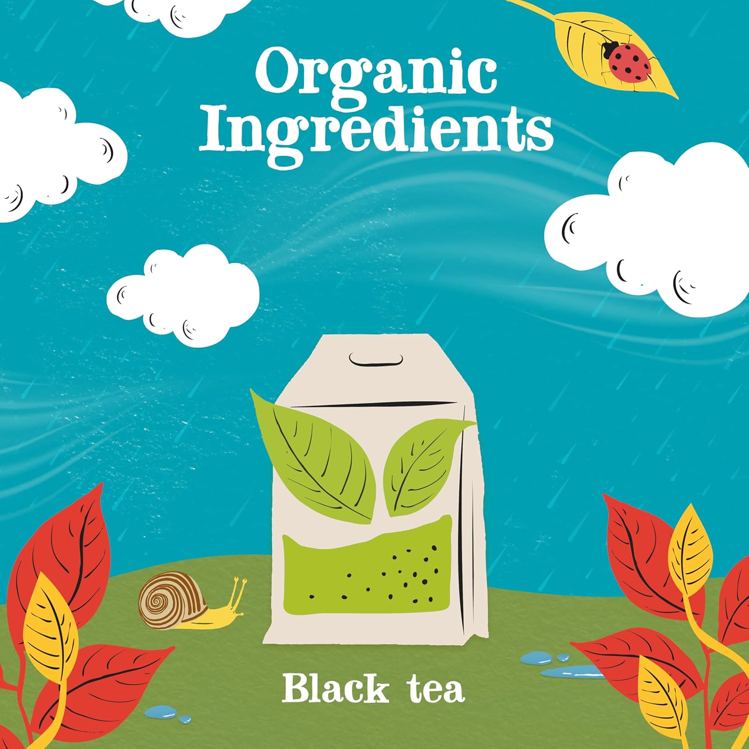 Clipper Tea Organic Fairtrade English Breakfast, Big Ben - USDA Organic, Non-GMO, Fair Trade, Sustainable Caffeinated Tea, 1 Pack, 20 Unbleached Tea Bags