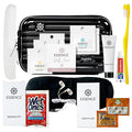 Essence Travel Amenity Kit - Compact Wellness Organizer with 5 Nasal Diffusers + 9 Traveler Comfort Essentials for Flights, Hotels & Adventures - Wearable Aromatherapy Self-Care On the Go