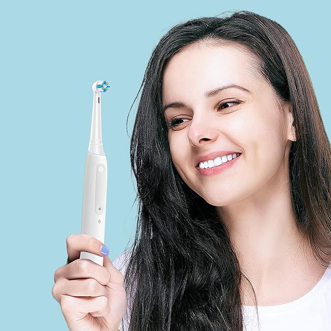 IO Replacement Heads Compatible with Oral b iO 2/3/4/5/6/7/8/9/10 Series Electric Toothbrush, 8 PCS Brush Heads Compatible with Oral B IO for Teeth Cleaning (White)