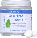 Toothpaste Tablets – Peppermint | Nano Hydroxyapatite Toothpaste Tablets Chewable | Fluoride Free l 90 Tabs