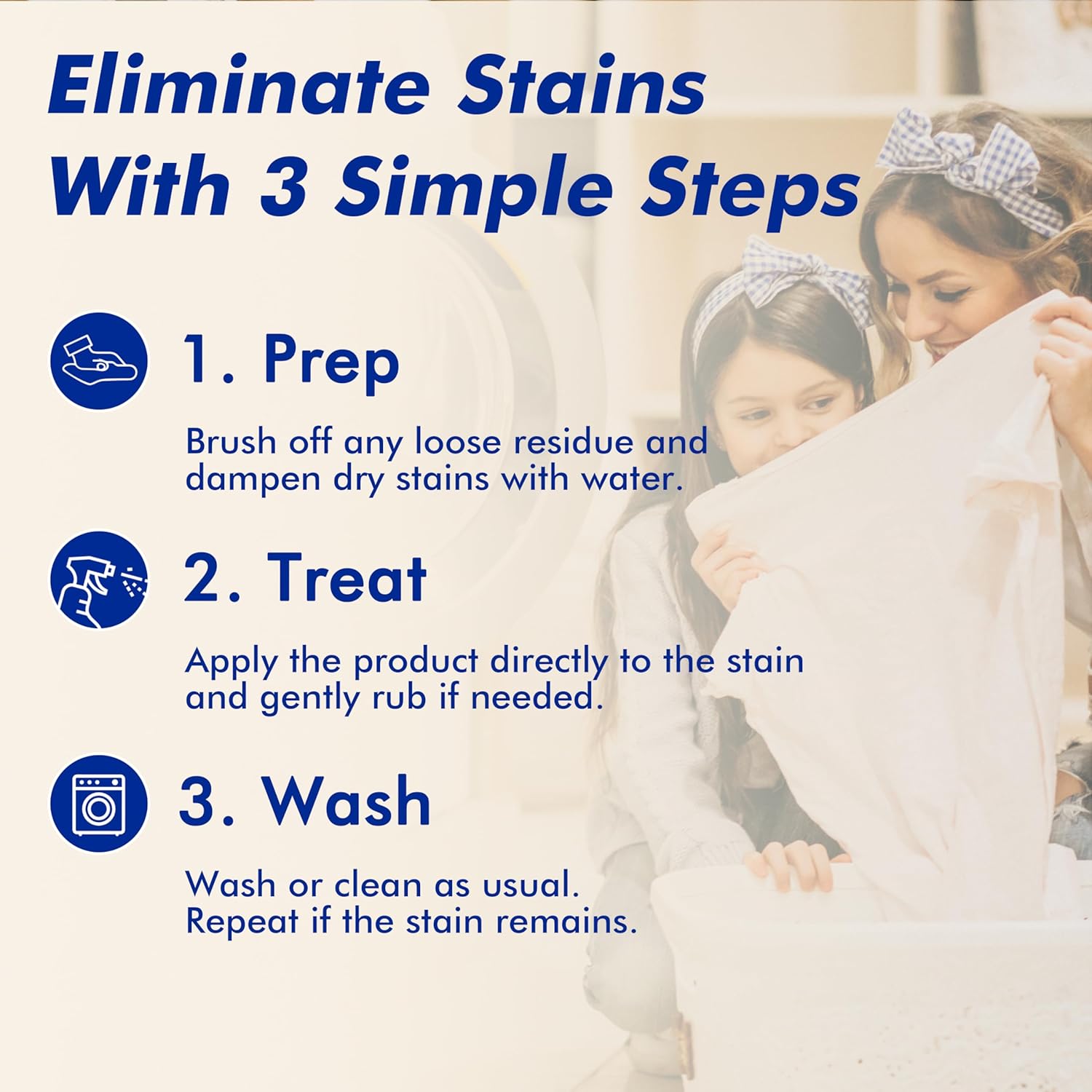 Stain Remover Spray | Gentle Yet Effective for Baby Stains | Non-Toxic, Clean Ingredients, No Added Fragrance | Laundry Spot Cleaner for Clothes & Bedding (16 Fl Oz, Pack of 2)