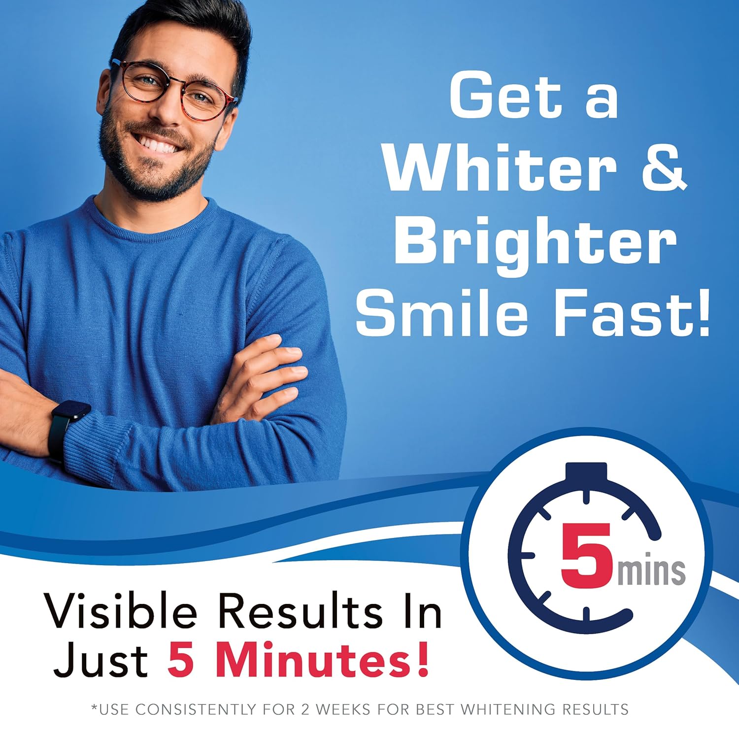 Plus White Speed Whitening Gel - 5 Minute Results - Professional at Home Teeth Whitening w/Dentist Approved Ingredient & Tooth Stain Remover (2 oz)