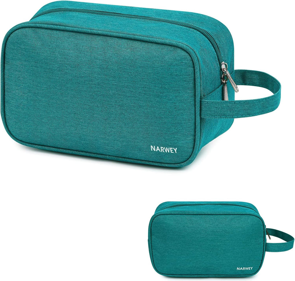 Narwey Travel Toiletry Bag for Women Traveling Dopp Kit Men Travel Bag for Toiletries Cosmetic Bag Makeup Bag Medicine Bag for Traveling
