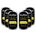 Vanman’s - Handmade Peppermint Beeswax Lip Balm (6 Pack) - Peppermints Lip Balm with Rosemary, Almond and Coconut Oil - Bee Balm with Vitamin E - Peppermint Balm Ideal for Dry Lips - 2 oz