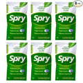 Spry On The Go Fresh Natural Xylitol Chewing Gum Dental Defense System - Aspartame-Free, Sugar-Free, Non-GMO (Spearmint, 55 Count - Pack of 6)