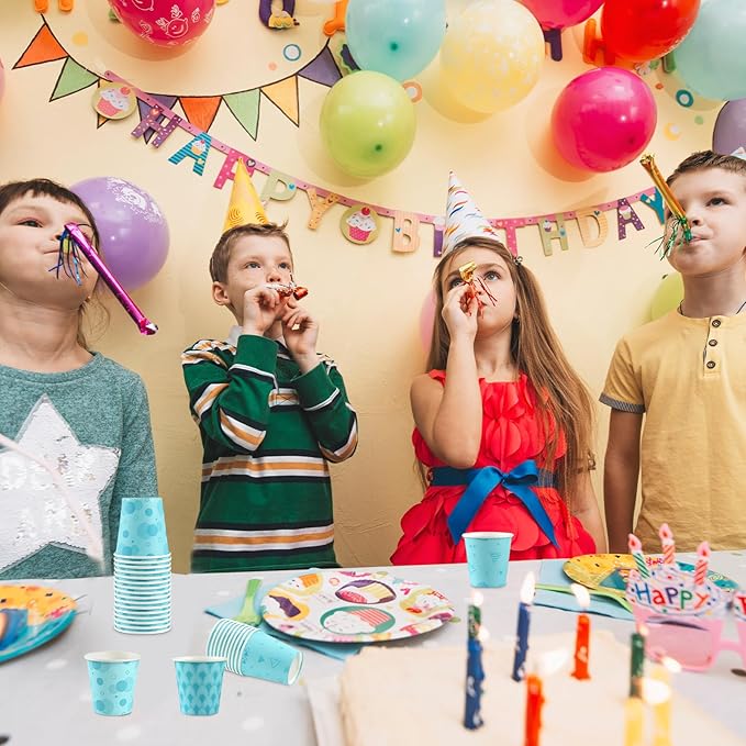 600Pcs 3oz Disposable Paper Bathroom Cups, Small Mouthwash Cups for Coffee Drinking, Bathroom, Home, Party, Office, Picnic, Travel and Events, Blue