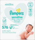 pampers sensitive baby wipes 576 ct OLD