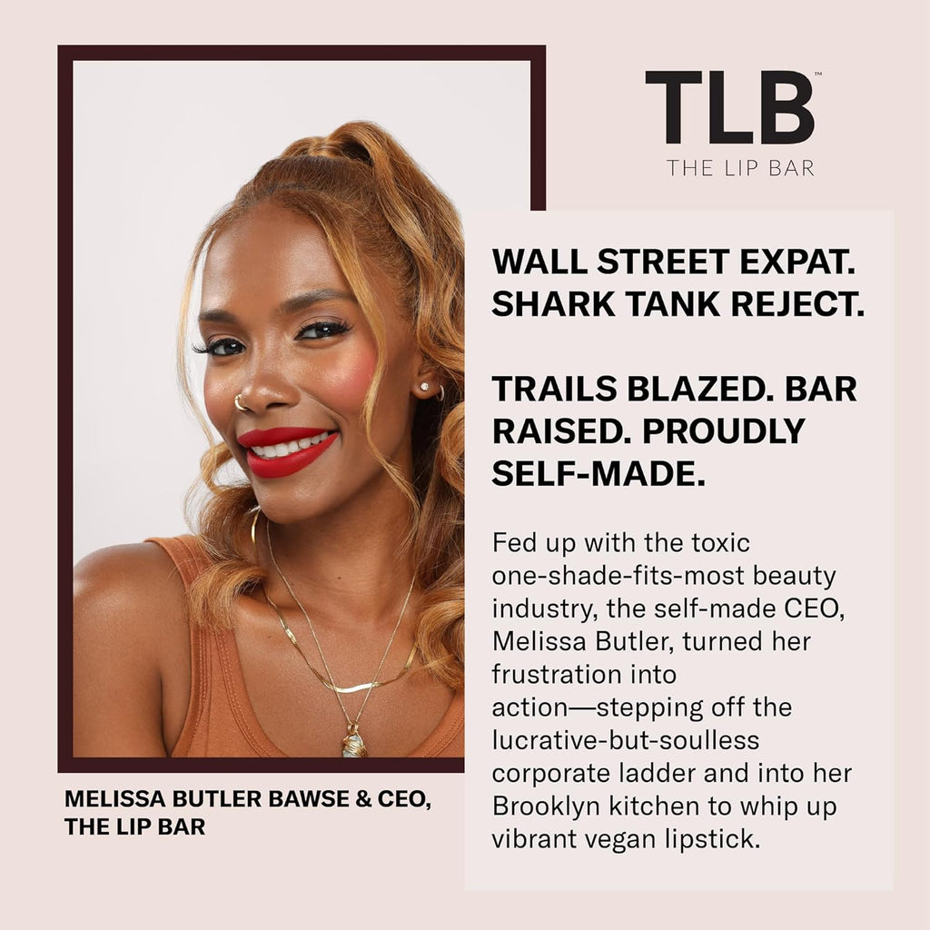 The Lip Bar - Nonstop Liquid Matte Lipstick Mini 2-Pack, Bawse Lady (Blue Red) + Rich Auntie (Deep Berry) - High Pigment - One Swipe - Long Lasting - Jojoba Oil & Vitamin E - Vegan - .05 fl oz each