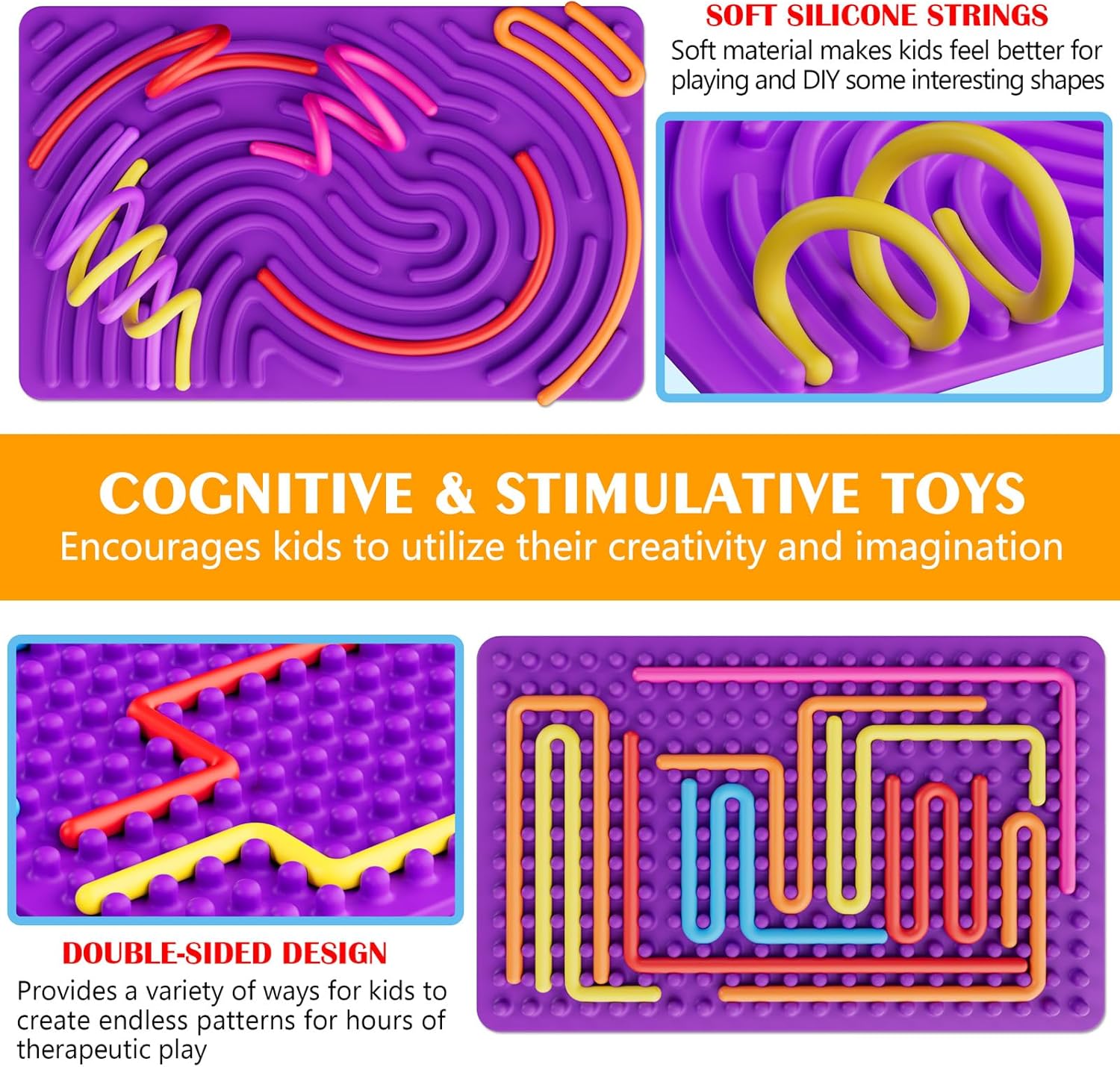 Sensory Fidget Toys for Kids Toddler Boys ,Sensory Activity Board for Stress Anxiety Autistic ADHD, Calm Down Travel Airplane Essentials Toys for 3+ Year Old, Stuffers Gifts for Teen Girls