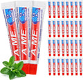 Toothpaste Bulk Travel Size, Disposable Small Travel Portable Mini Compact Pocket Size Toothpaste for Bad Breath, Vacation/Hotel/Camping Shelter/Homeless/Nursing Home/Charity 0.35 oz/ 10g (100 Tubes)