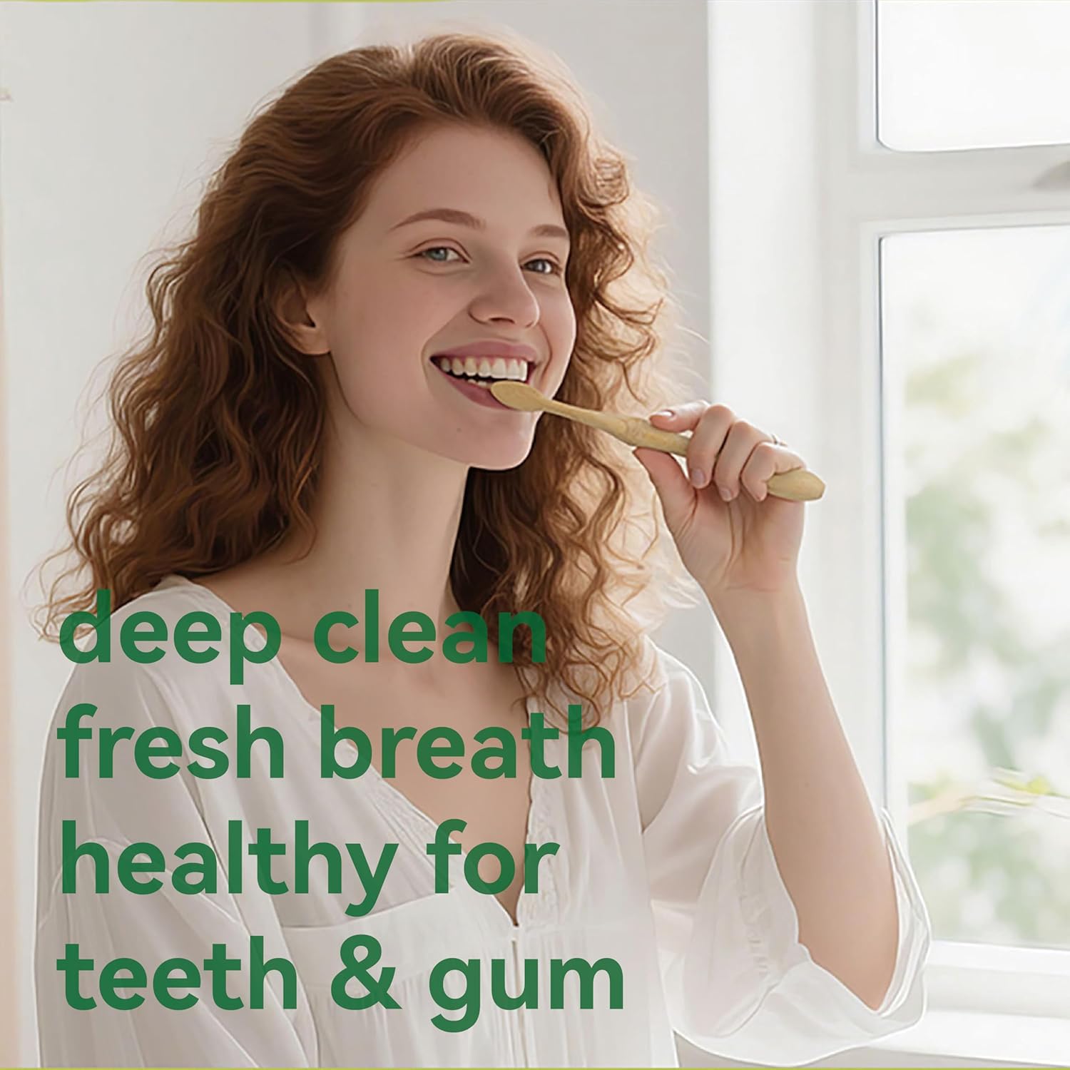 Bamboo Toothbrushes for Adults, BPA Free Bristles, Medium Soft, 5 PCS Bamboo Toothbrush for Dental Hygiene, Gum Care, Compostable, Eco Friendly, Compostable and Sustainable (Pink)