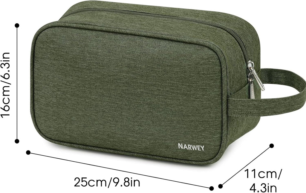 Narwey Travel Toiletry Bag for Women Traveling Dopp Kit Men Travel Bag for Toiletries Cosmetic Bag Makeup Bag Medicine Bag for Traveling