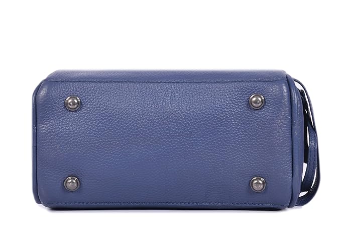 10" Premium Leather Toiletry Travel Pouch With Waterproof Lining Black Color | King-Size Handcrafted Vintage Shaving Kit By Aaron Leather Goods